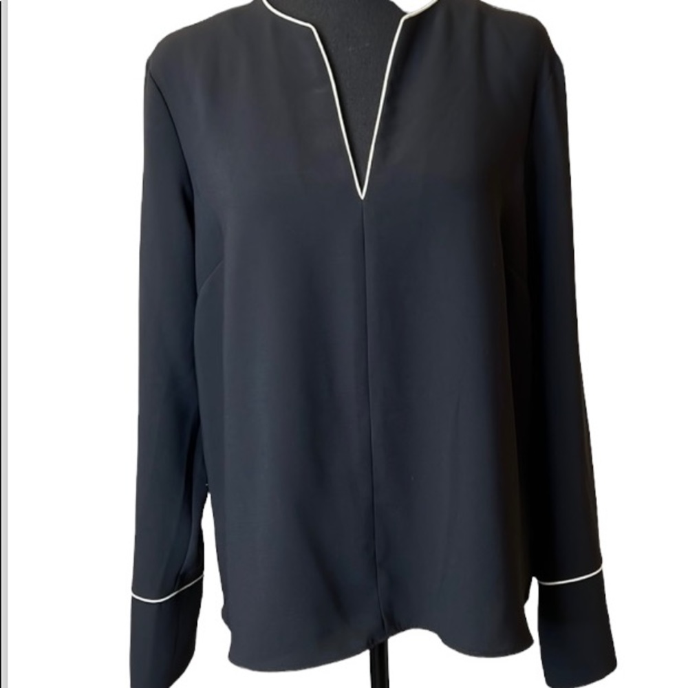 H&M Black long Sleeve Blouse